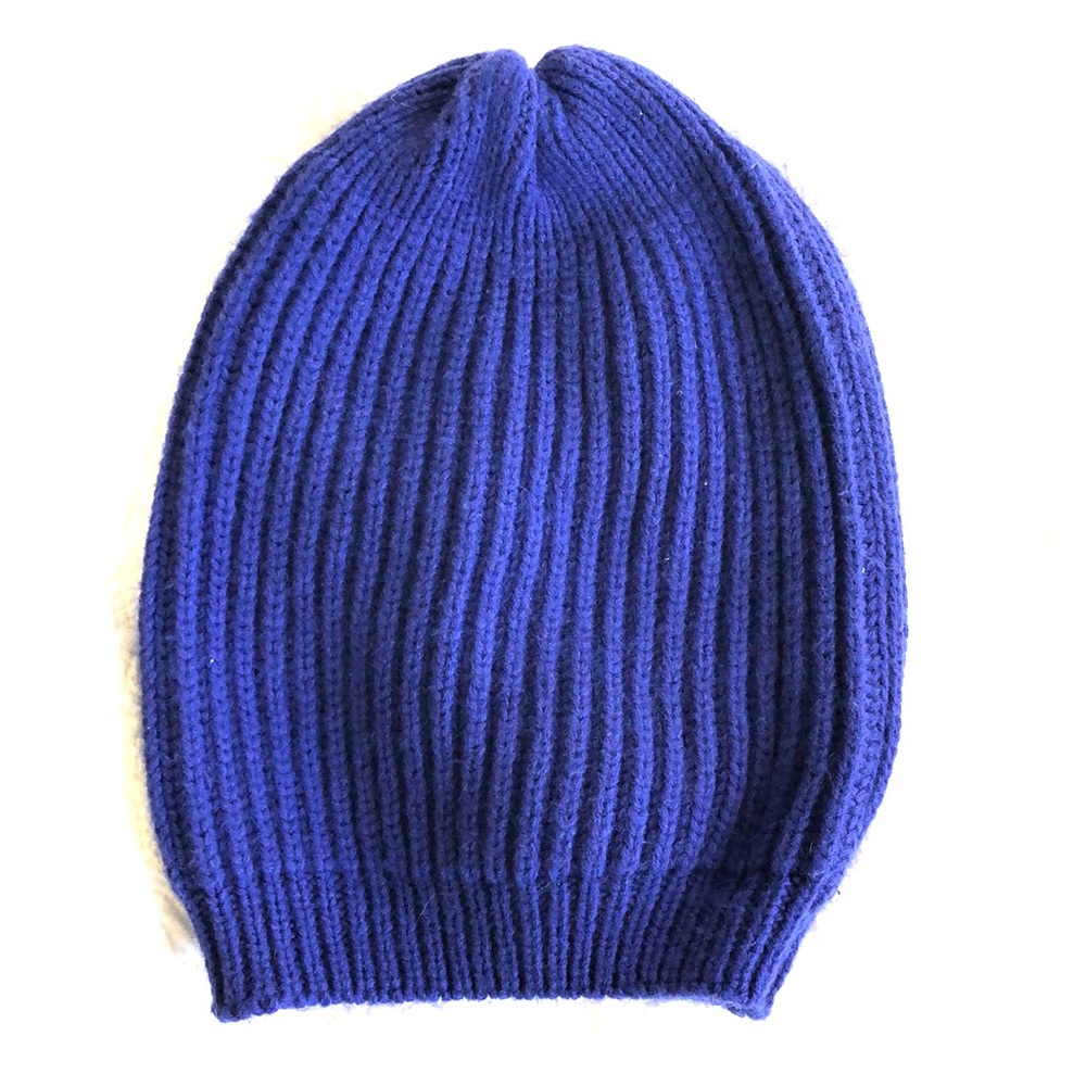 Blue beanie